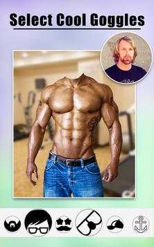 Men Body Builder Photo Editor : SixPack tattoo App screenshot 8