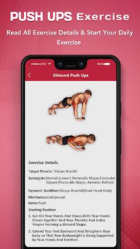 Push Ups Workout : Push Up Exercise screenshot 2