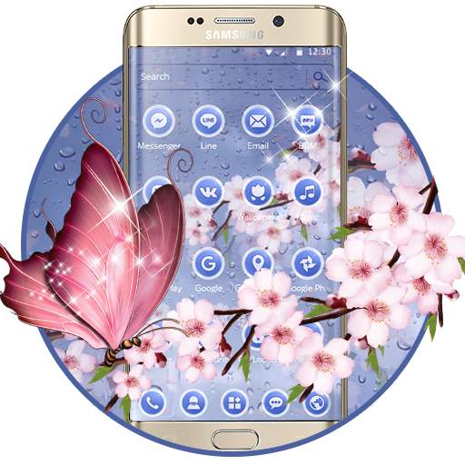 Beautiful Pink Flower Theme 1.1.5