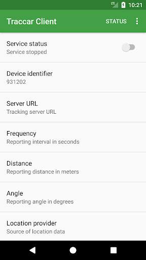 Traccar Client screenshot 1