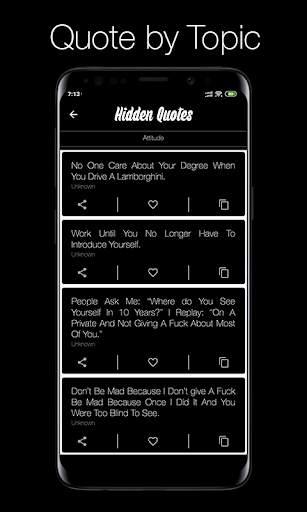 Hidden Quotes - Best Quotes and Status स्क्रीनशॉट 5