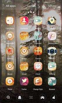 Maple Leaf 3D V Launcher Theme screenshot 3