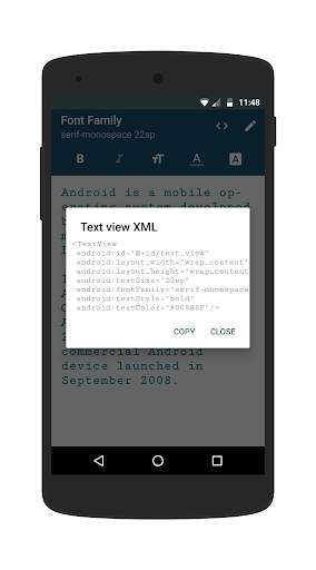 Font Family - Development Tool screenshot 2