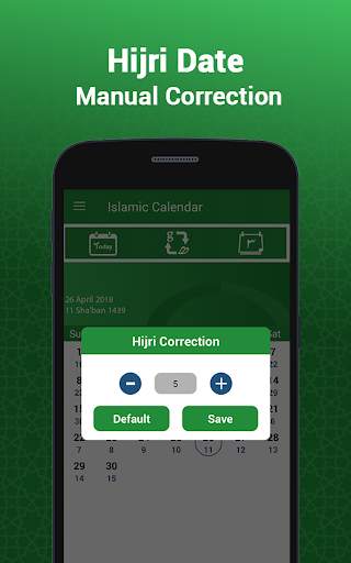 Hijri Islamic Calendar 2018 screenshot 3