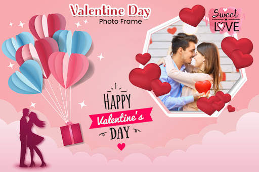 Valentine Day Photo Frame 2021 : Love Photo Frame 3 تصوير الشاشة