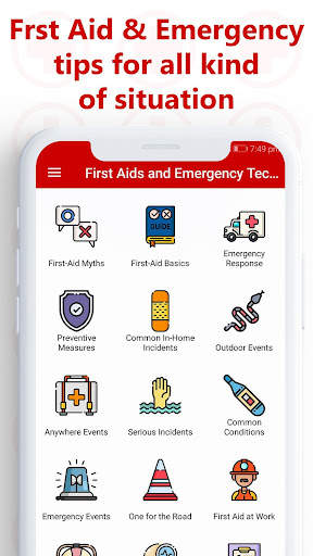 First Aid and Emergency Techni screenshot 1