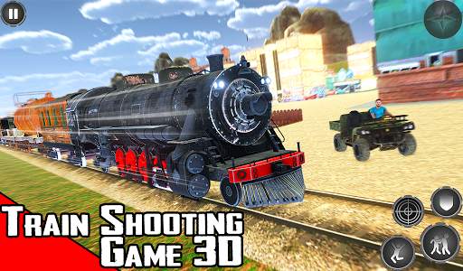Train Shooting Game: Free Fire Train Gold Robbery screenshot 6