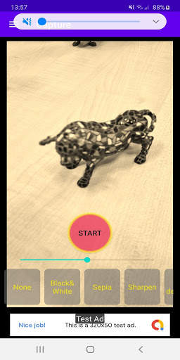 Quick Filter Camera - Big Red Button Edition screenshot 1