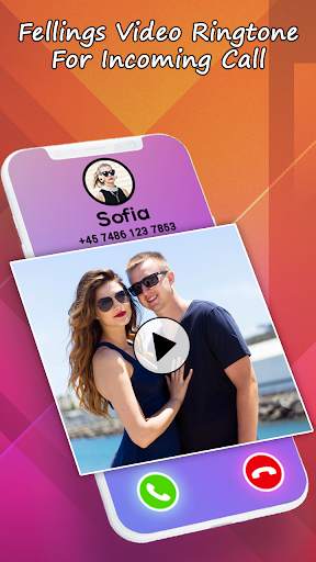 Feeling Video Ringtone for Incoming Call screenshot 1