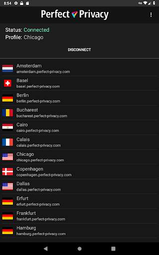 Perfect Privacy VPN screenshot 2