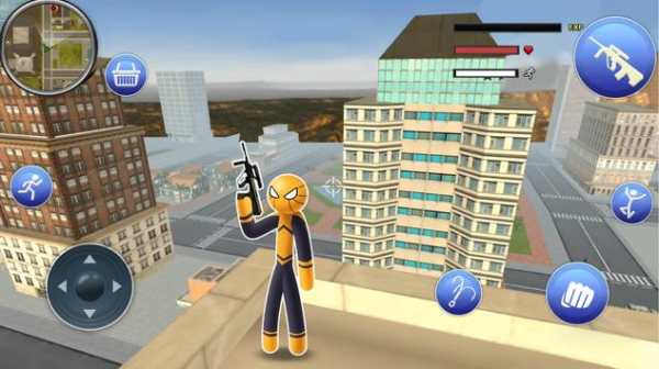 Amazing Spider Stickman Rope: City Gangstar Crime स्क्रीनशॉट 6