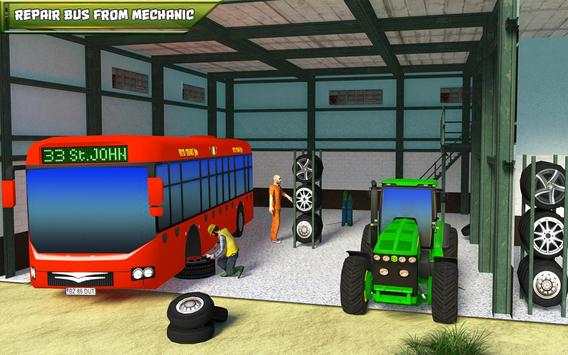 Tow Tractor Games 2018: Rescue Bus Pulling Game screenshot 4