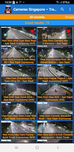 Cameras Singapore - Traffic screenshot 1