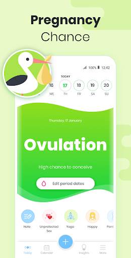 Period Tracker MIA Fem: Ovulation Calculator 2 تصوير الشاشة