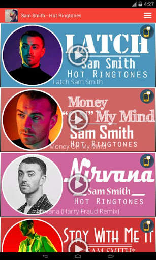 Sam Smith - Hot Ringtones screenshot 1