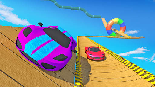 Mega Ramp Car Racing Impossible Stunts screenshot 5