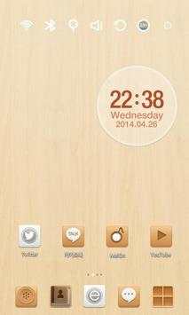Wood Therapy Launcher Theme screenshot 3