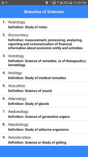 General Science : World Encyclopedia screenshot 3