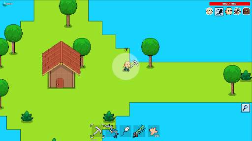 Whatcraft 2d rpg survival bertahan hidup screenshot 6