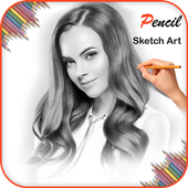 Pencil Sketch Photo Editor أيقونة