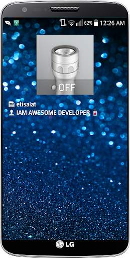Perfect Blue LG Home Theme screenshot 1