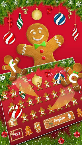 Gingerbread Man Keyboard screenshot 2