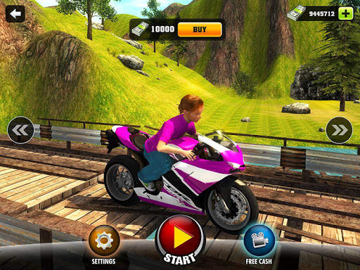 Kids Downhill Mountain Motorbi screenshot 7
