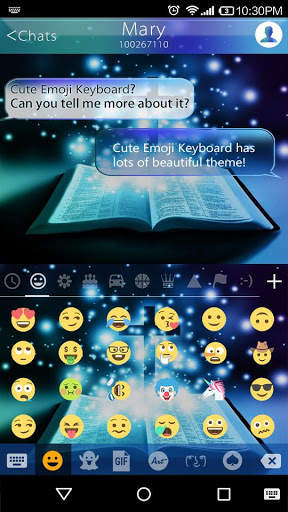 Bible Emoji Keyboard Theme स्क्रीनशॉट 2