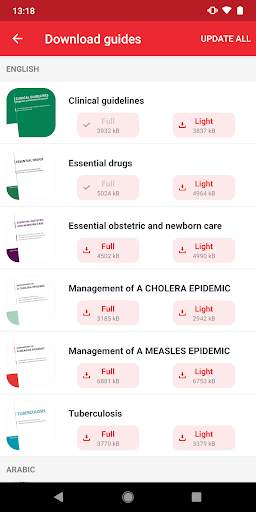 MSF Medical Guidelines screenshot 1