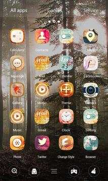 Maple Leaf Parallax V Launcher Theme screenshot 3