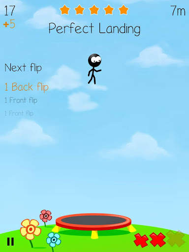 Trampoline Man (Stickman Game) screenshot 8