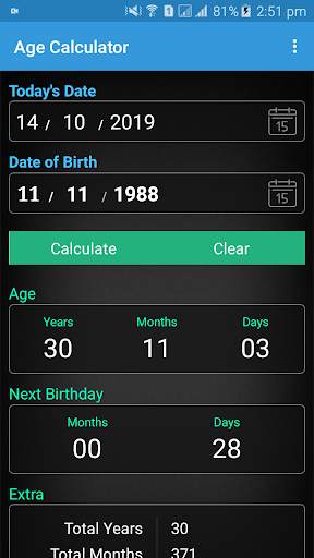 Age Calculator screenshot 1