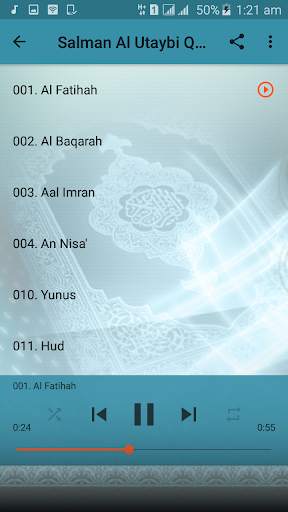 Salman Al Utaybi Full Audio Quran Offline screenshot 2