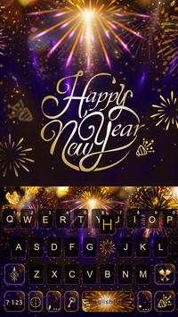 New Year Emoji Keyboard Colors screenshot 1