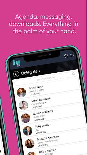 Live Group Event App screenshot 3