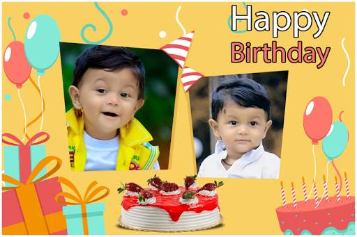 Birthday Dual Photo Frames screenshot 5