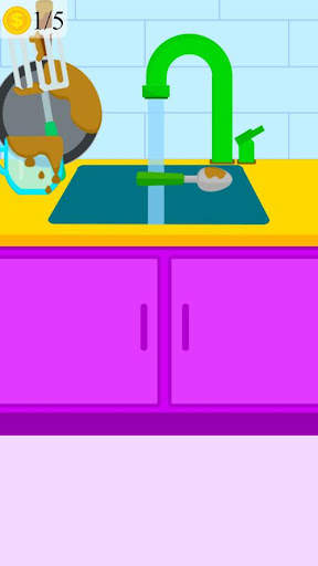 kitchen cleaning game screenshot 1