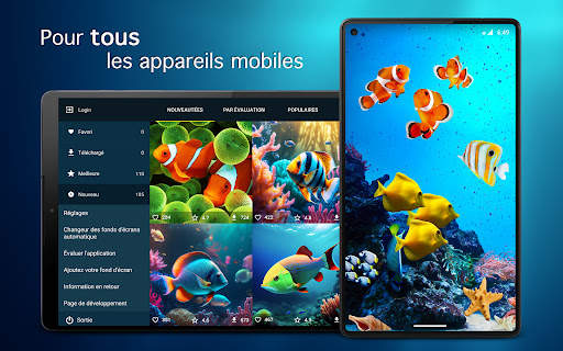 Fonds d'écran 4K poissons screenshot 6