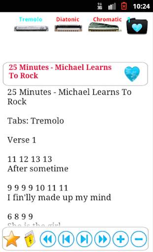 Harmonica Tabs (Music Theory and Midi) screenshot 3