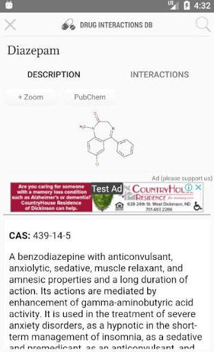Drug Interactions DB screenshot 4