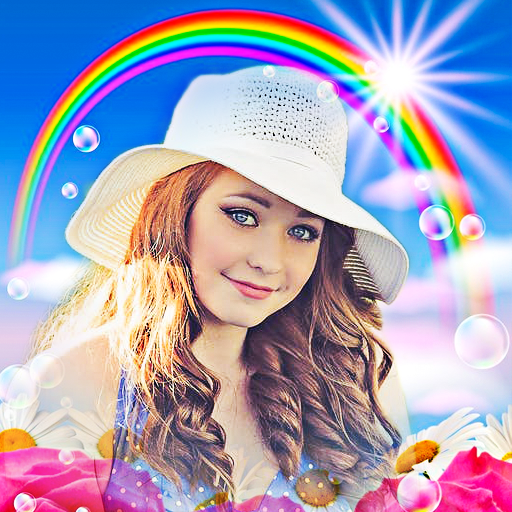 Rainbow photo editor: frames icon