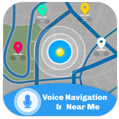 Voice Navigation &amp; Near Me icon