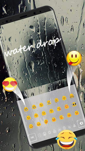 Water Drop Keyboard Theme screenshot 2
