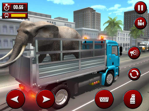 Virtual Horse Game: Animal Transport Truck Games screenshot 8