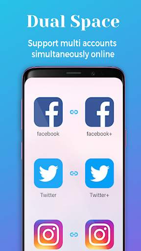 Dual Space - Multiple Accounts & Clone APP screenshot 1