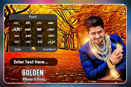 Golden Photo Editor screenshot 1