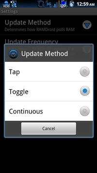 RAMDroid - RAM Widget screenshot 3