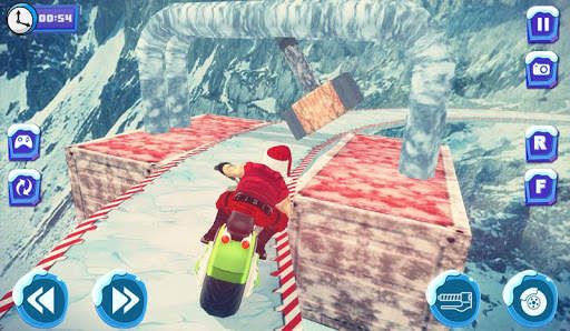 Chrismas Impossible Bike Stunt 3D screenshot 5