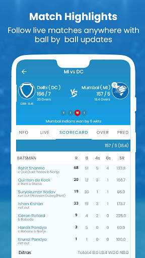 CricScores - T20 Live Cricket screenshot 4
