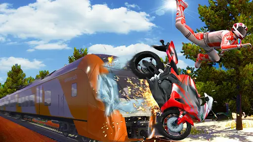 EZ Drive - Train Racer - Train Surfer, Bike Race screenshot 4